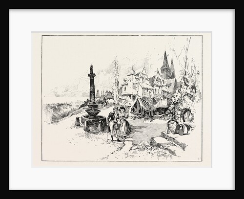 Scene in La Rosiere, the New Comic Opera at the Shaftesbury Theatre by Anonymous