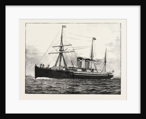 The Cunard Steamship Umbria by Anonymous