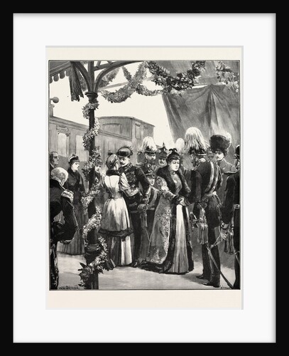 The Royal Marriage: Reception of the Duke and Duchess of Edinburgh and Princess Marie at Sigmaringen, Germany by Anonymous
