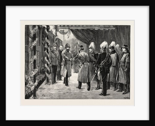 The Marriage of Princess Marie of Edinburgh: Arrival of the King of Romania at Sigmaringen by Anonymous