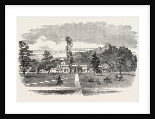 The Residence of the British Envoy, at Khatmandham, Nepaul by Anonymous