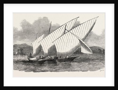 Pleasure-Boat of the Rajah of Johore by Anonymous