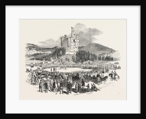 Grand Gathering of the Highland Clans, the Farquharson Children Dancing a Reel, Scotland, UK, 1851 by Anonymous