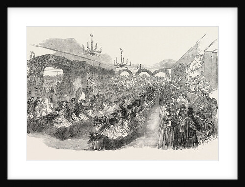 The Ball in the Castle: The Clans' Reel, Scotland, UK, 1851 by Anonymous