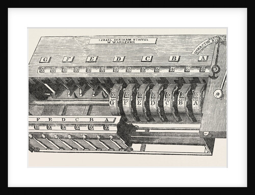 Israel Abraham Staffel's Calculating Machine by Anonymous