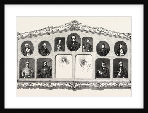 T. Carrick, Frame of Miniatures by Anonymous