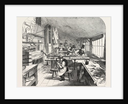 Clerkenwell Clock Factory: The Clock-Case Shop by Anonymous