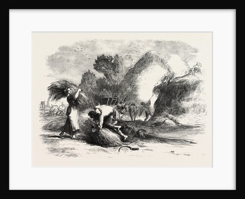 Harvest in France: Stacking Hay by Anonymous