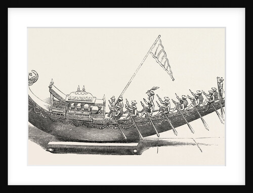 The Great Exhibition: Model of an Indian Barge, East Indian Department by Anonymous
