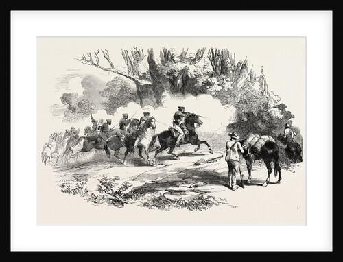 The Kaffir War: Cape Mounted Rifles Attacking Kaffirs by Anonymous