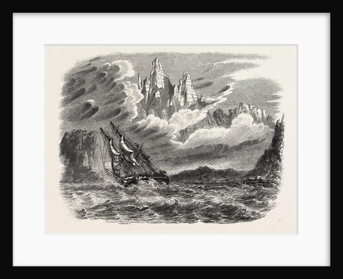 Her Majesty's Ship Meander in a Squall, in the Straits of Magellan by Anonymous