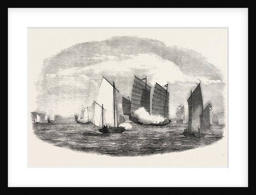 Attack on a Chinese Piratical Fleet by the Boats of H.M.S. Cleopatra, in Bias Bay, China by Anonymous