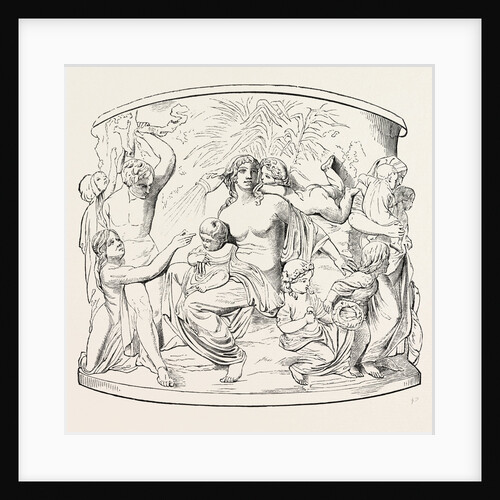 Sculptured Pedestal J. Drahe by Anonymous