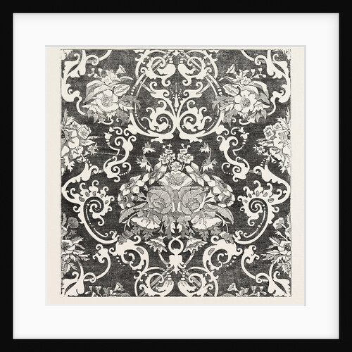 Silk and Worsted Damask by Anonymous