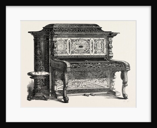 Papier Mache Pianoforte by Anonymous