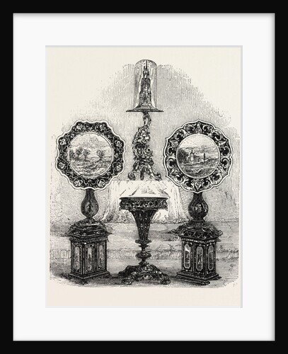 Group of Articles in Papier Mache by Anonymous