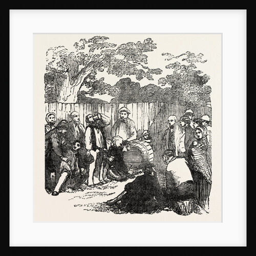 Drinking the Barrel of Beer at Rickmansworth, Hertfordshire by Anonymous