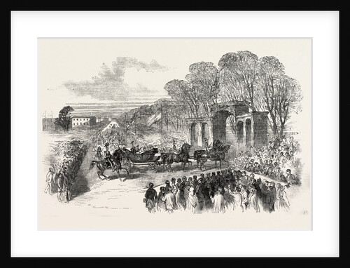 The Royal Procession at the Entrance to Peel Park, Salford by Anonymous