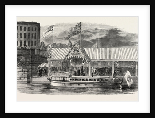 Arrival of Her Majesty at the Patricroft Station by Anonymous