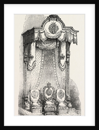 Royal Throne in the Exchange at Manchester by Anonymous