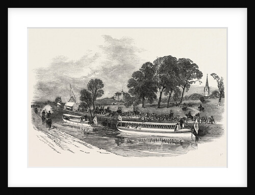 The State Barges on the Bridgewater Canal by Anonymous