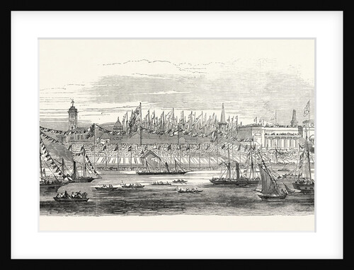 Embarkation of Her Majesty from the Landing Stage, Liverpool by Anonymous