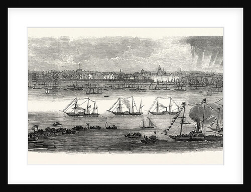 The Royal Excursion on the River Mersey by Anonymous