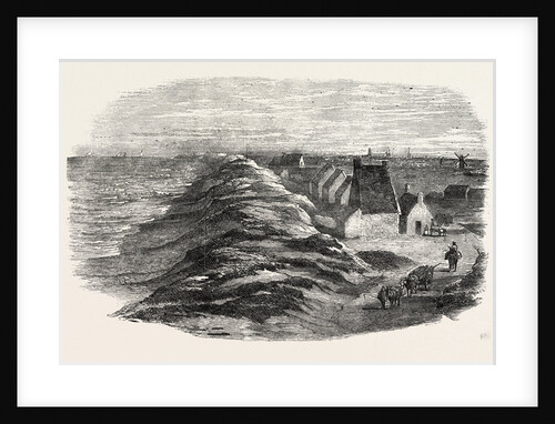 The Submarine Electric Telegraph, Point of Landing the Cable at Sangatte, Near Calais, France by Anonymous