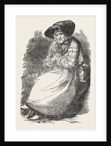 Mary Callinack, Aged 85, the Cornish Fish-Woman, Who Walked from Penzance to the Great Exhibition, in Hyde Park, London by Anonymous