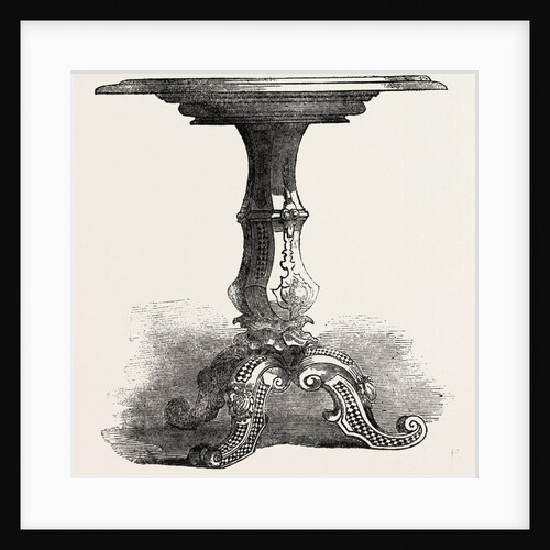 Inlaid Table, Glass Mosaic, Stevens by Anonymous