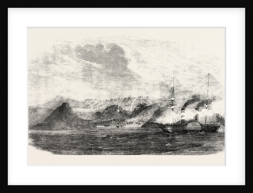 Engagement Between H.M. Steam Frigate Janus and the Riff Pirates, on the Coast of Morocco by Anonymous