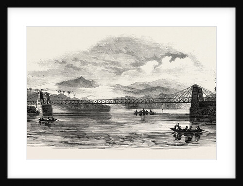 Iron Bridge Built Across the Martha Brae River, Near Falmouth, Jamaica by Anonymous