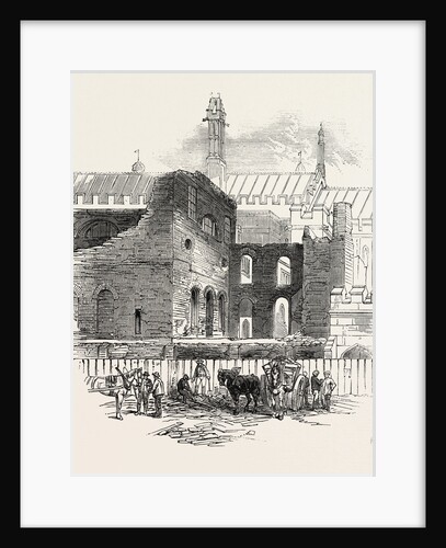 Remains of the Old Houses of Parliament, October 27, 1851, London by Anonymous