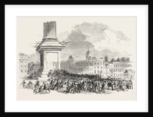 M. Kossuth Addressing the People at Charing Cross, London by Anonymous