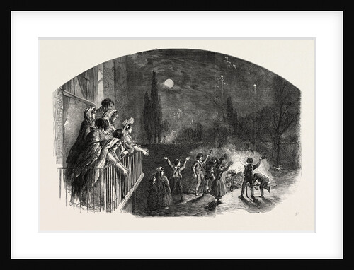 Fireworks on Guy Fawkes Day by Anonymous