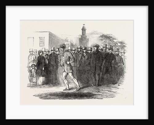 Richard Manks, the Pedestrian Completing His Thousandth Mile, on Kennington Oval by Anonymous