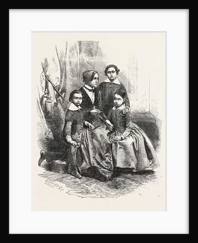 Madame Kossuth and Her Children by Anonymous