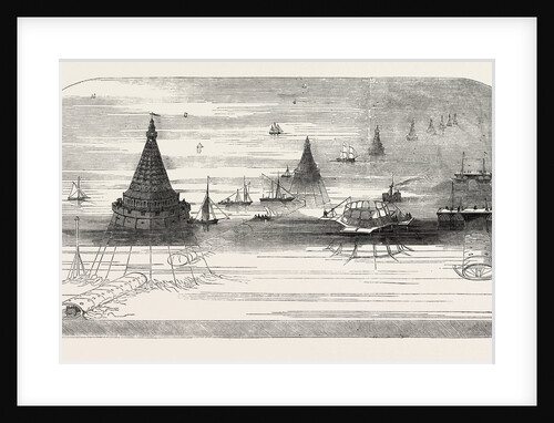 Submarine Railway Between France and England, Projected by Hector Horeau by Anonymous