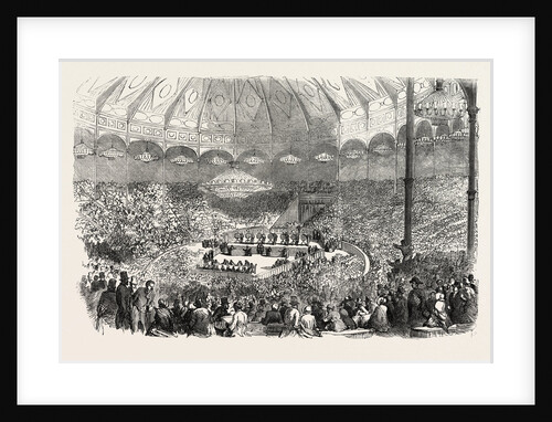 Drawing of the Lottery of the Golden Ingots, in the Circus of the Champs Elysees, at Paris, France by Anonymous