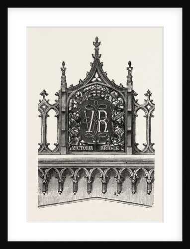 Decorative Panel of the Victoria Bridge, Windsor by Anonymous