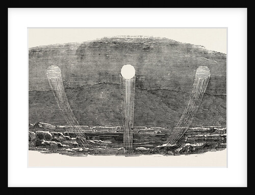 Captain Austin's Arctic Expedition: Parhelia, Witnessed October 4, 1850, at Griffith's Island by Anonymous