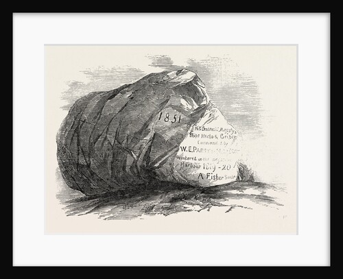 Captain Austin's Arctic Expedition: Sandstone Rock in Winter Harbour, Melville Island by Anonymous