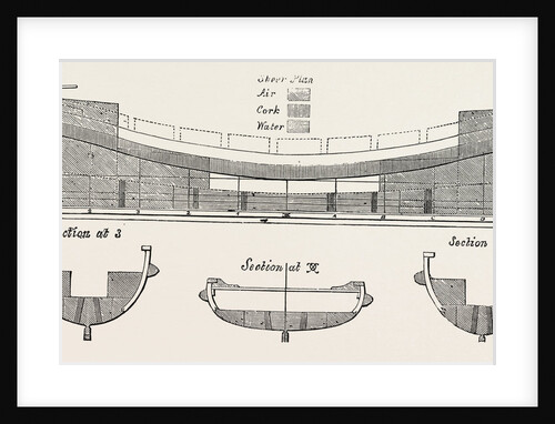 Section of Northumberland Life Boat by Anonymous