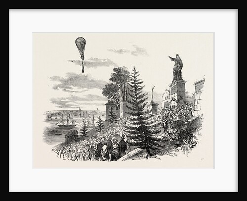 Ascent of M. Poitevin's Balloon from Nantes, France by Anonymous