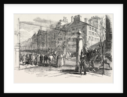 The Revolution in France: The Boulevard Montmartre, Paris, 1851 by Anonymous