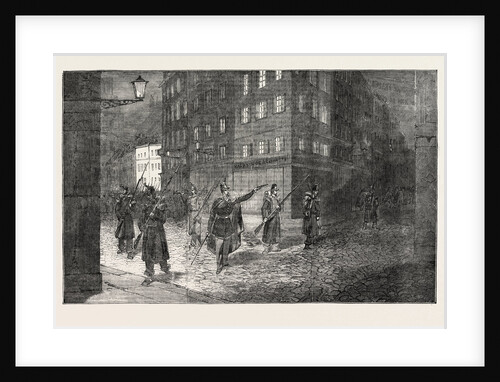 The Revolution in France: Troops Clearing the Streets, Paris, 1851 by Anonymous