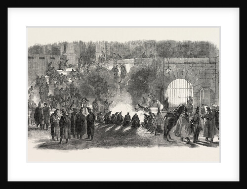 The Revolution in France: La Conciergerie, Bivouac of Troops, 1851 by Anonymous