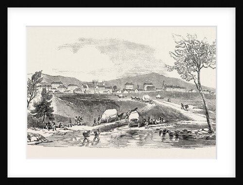 Gold-Seekers Arriving at Bathurst, on Their Way to Ophir, Gold District, Australia by Anonymous