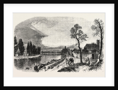 View of Auxerre, France by Anonymous