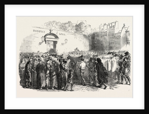 The Revolution in France: Carrying the Wounded to the Hospital of St. Louis, 1851 by Anonymous